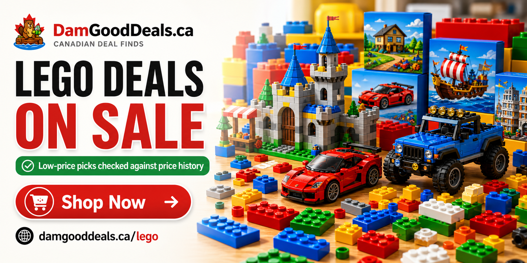 LEGO Deals on Amazon Canada — low-price picks checked against price history
